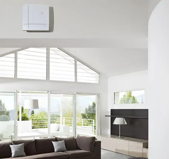 Salon avec alarme de sécurité